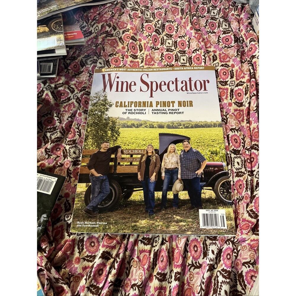 Wine Spectator September 2026 Rochioll Family California Pinot Noir Report